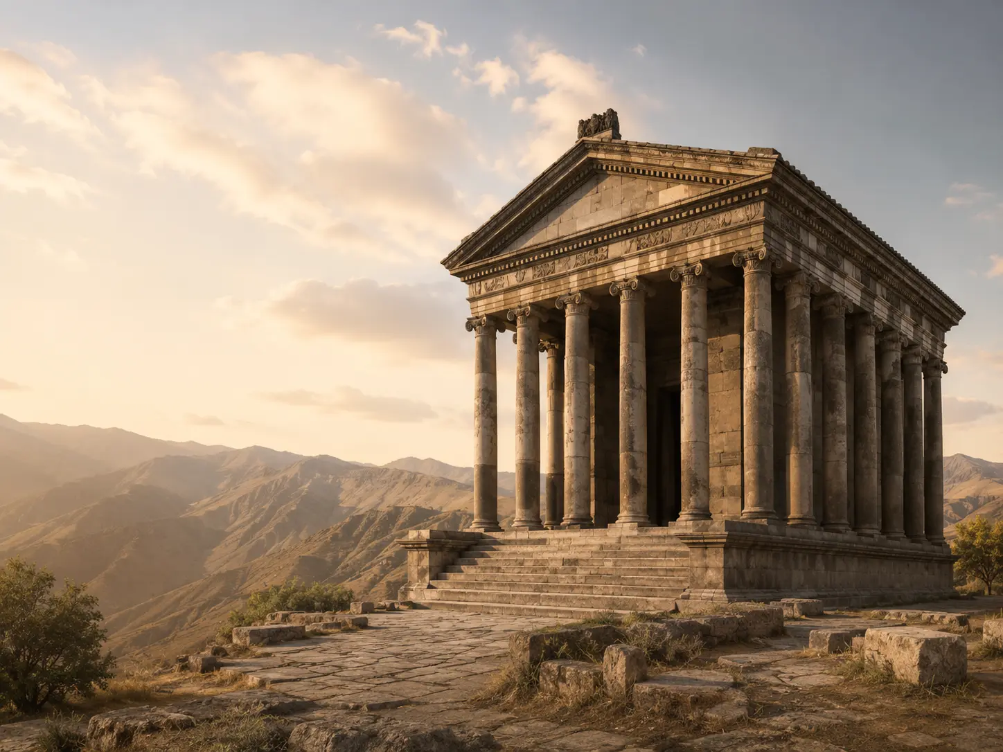 Նկարազարդում «Գառնիի տաճար» հոդվածի համար